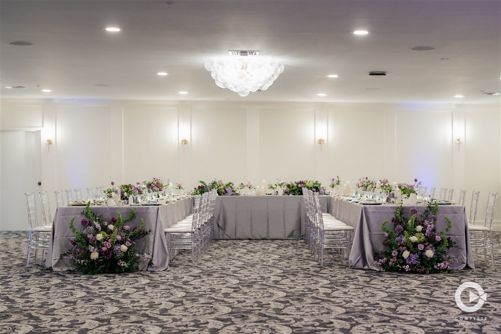 Wedding Reception tables at Sundial Beach Resort & Spa Sanibel Island Florida
