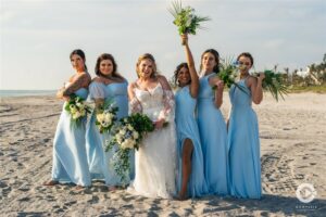 Captiva Island wedding party photos by Complete Weddings + Events Fort Myers.